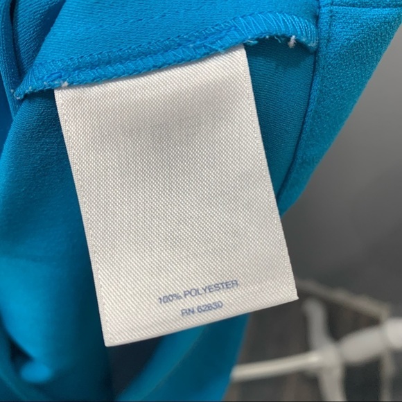 Lands End Dress 18T 18 Tall Bright Blue Flowy - Picture 4 of 4